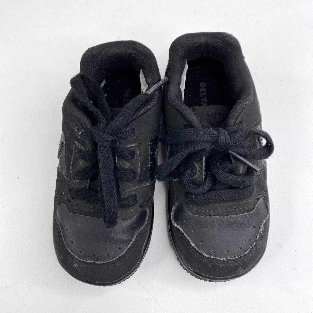 Nike Delta Force Unisex Baby Toddler Kids Size 6 Black Sneakers Shoes Lace Up - Picture 3 of 8